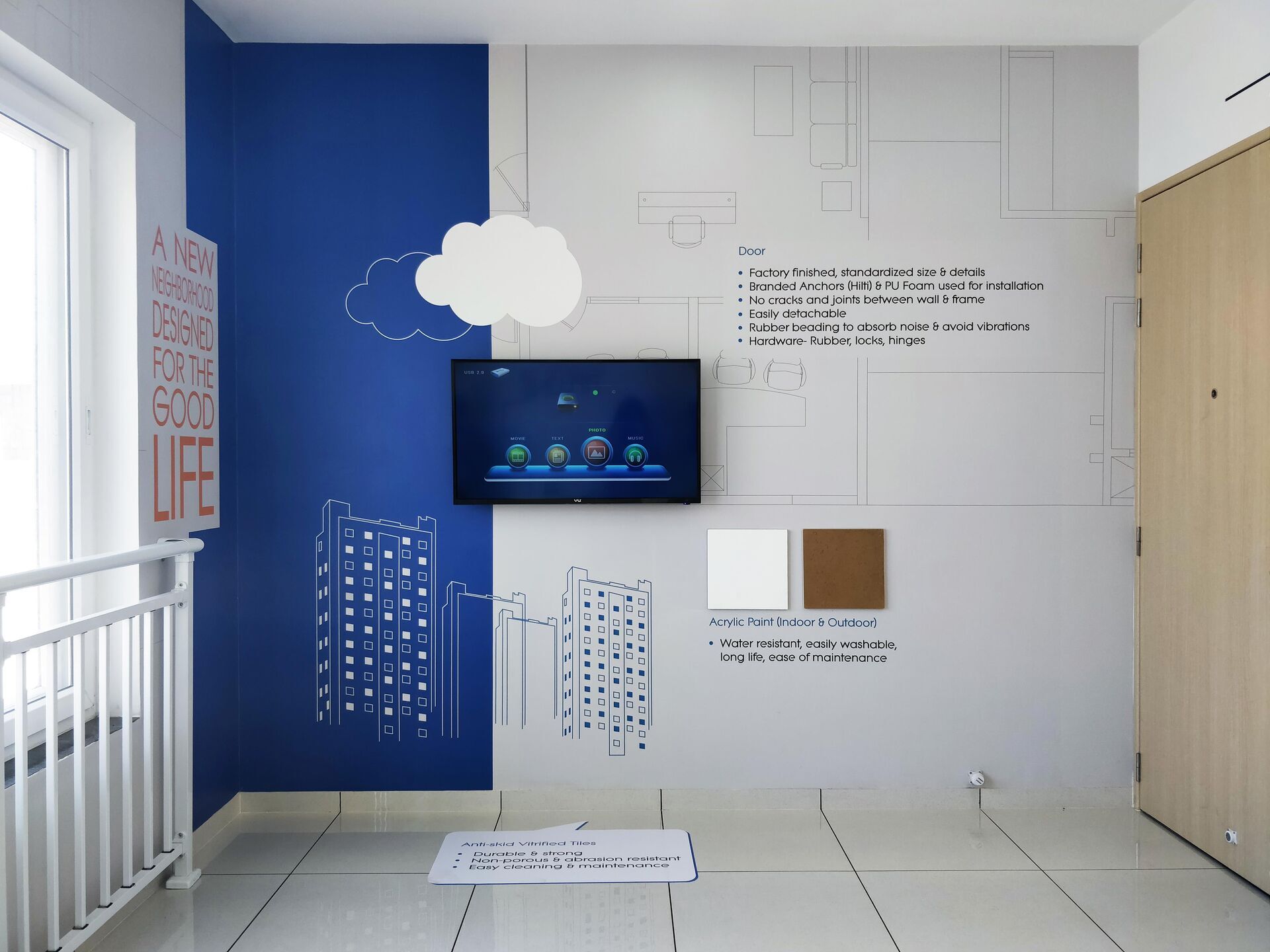 Optima Heights Kesnand experience center wallpaper